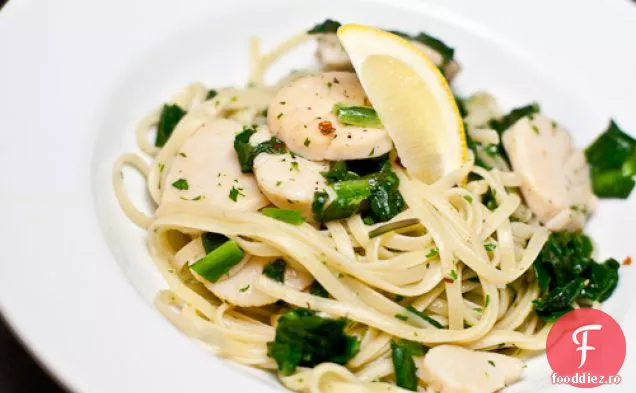 Ramp Și Scallop Linguine