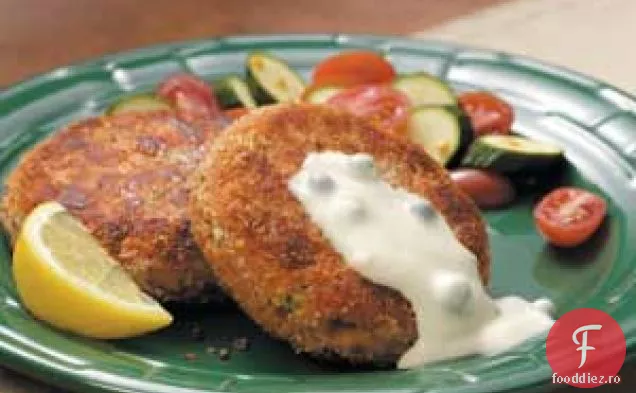 Chirintele de somon cu maioneza de capere