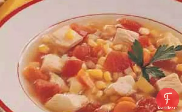 Supă de legume cu pui