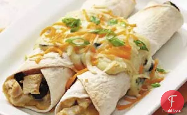 Enchiladas cu pui și brânză transformate