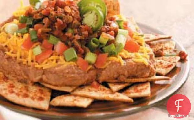 Nachos cu fasole prăjită