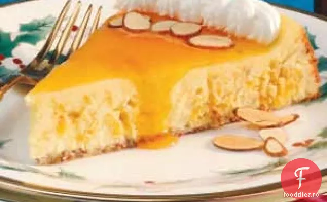 Cheesecake cu vârtej de caise