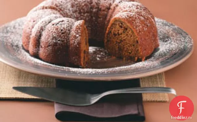 Tort de dovleac cu mirodenii, de top
