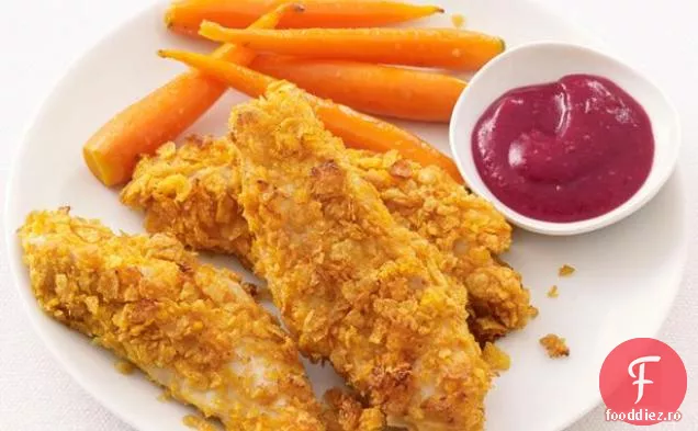 Bucăți de curcan cu ketchup de merișoare