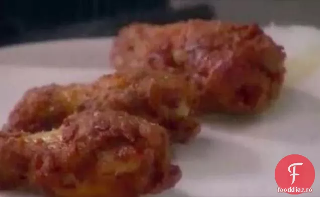 Coșulețe de pui prăjite picante