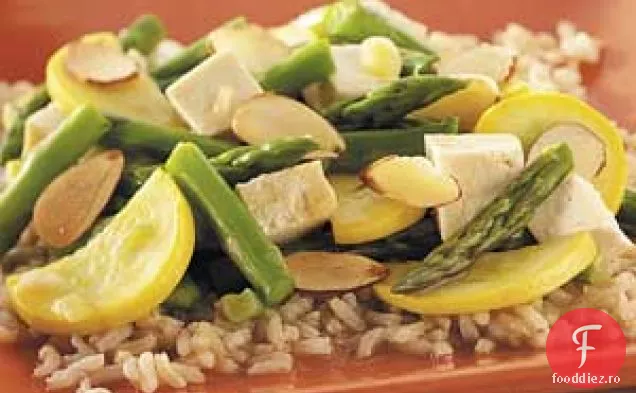 Tofu cu sparanghel prăjit