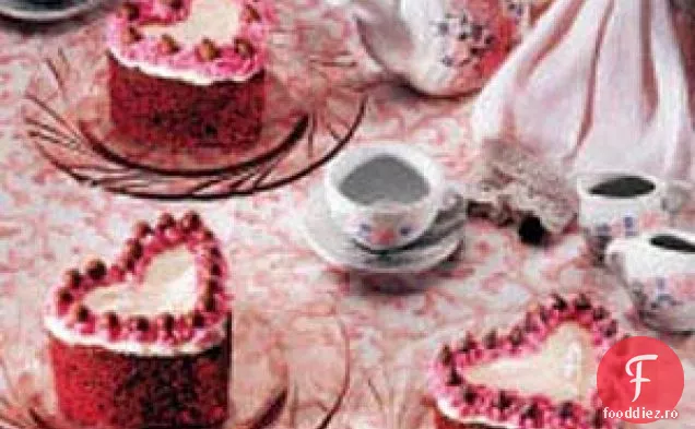 Torturi clasice Red Velvet cu inimă
