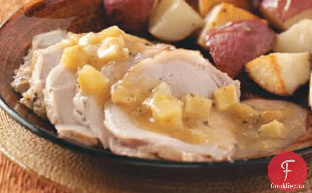 Friptură de porc cu mere