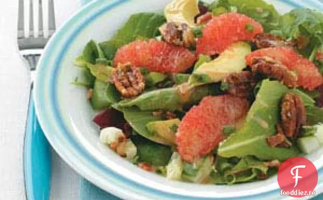 Salată de grapefruit caramelizat