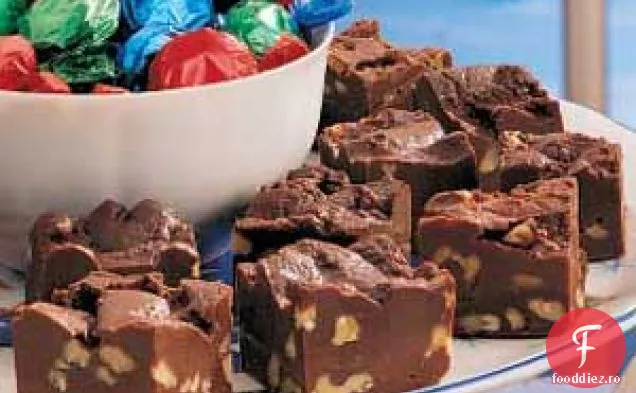 Fudge dublu de ciocolată