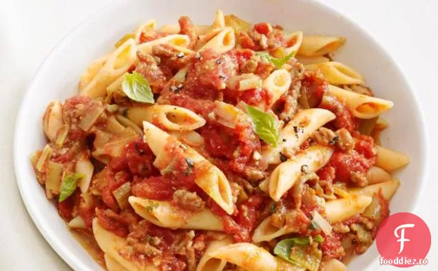 Penne cu ragu de curcan