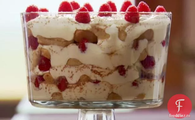 Tiramisu cu zmeură