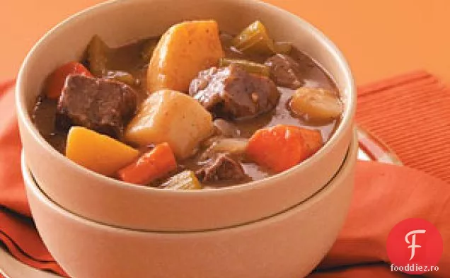 Tocană la cuptor cu legume rădăcinoase