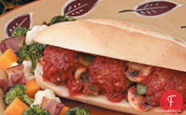 Sandvișuri italienești cu chiftele