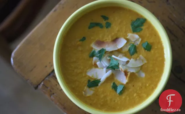 Supă De Curry Roșu De Morcov Prăjit