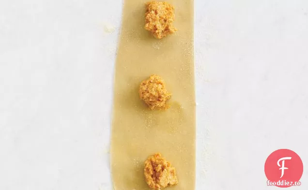 Ravioli cu morcovi și Ricotta