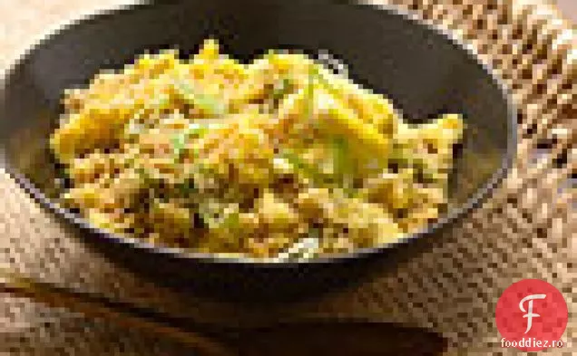 Făină de Manioc prăjită cu ouă și Scallions