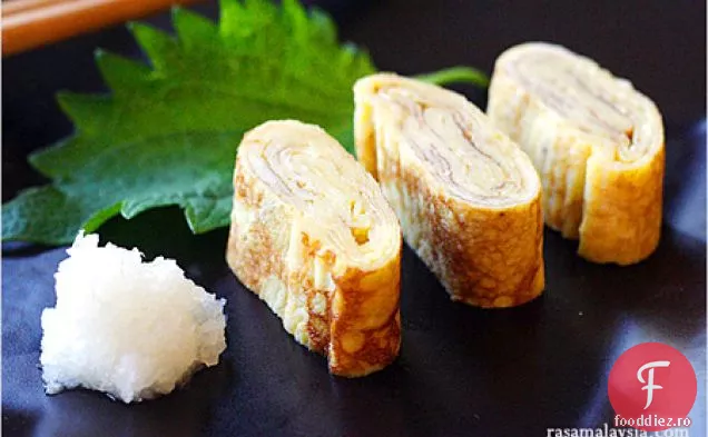Omletă rulată (tamagoyaki)