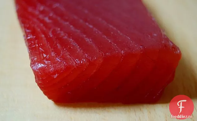 Sashimi De Ton Cu Daikon Murat Și Coriandru Pentru Copii
