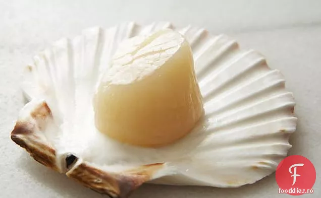 Scallop, creveți și Fondue de pește