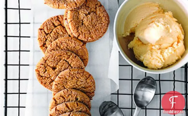 Gingersnaps cu ghimbir cristalizat
