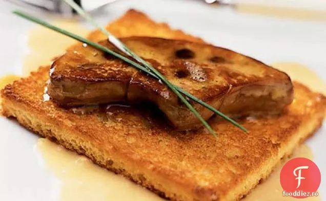 Foie Gras ars cu cremă de ghimbir