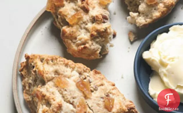 Biscuiți cu ghimbir-pecan