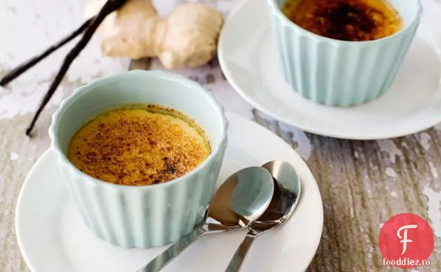 Ginger Mascarpone Creme Brulee