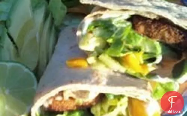 Tacos picant de pește cu sos proaspăt de Lime