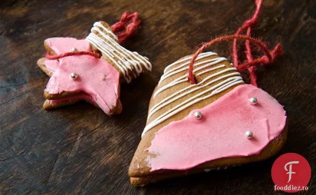 Festive Ghimbir Crăciun Cookie-Uri & Ornamente Vacanță Oaspete