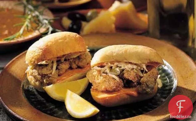 Îmbrăcat Mini Oyster Po ' Boys