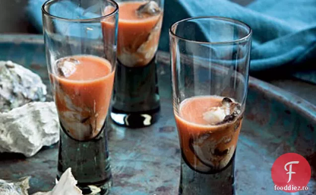 Bloody Mary Oyster Shooters