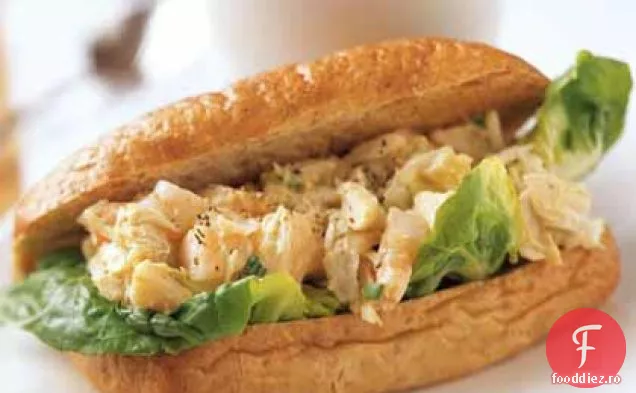 Rulouri de salată de creveți și Crab