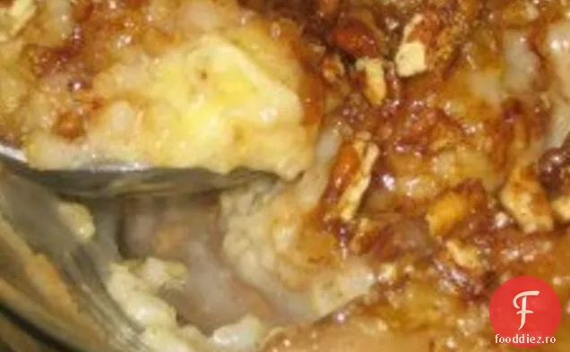 Plăcintă Cu Budincă De Orez Cu Banane Pecan