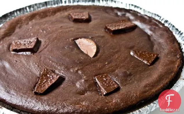 Plăcintă Dublă Cu Mousse De Ciocolată Neagră