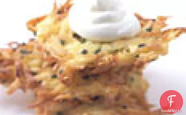 Latkes De Păstârnac De Cartofi
