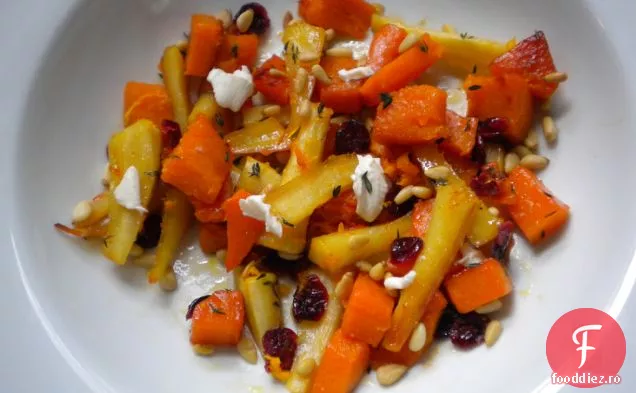 Salată Rustică De Legume Rădăcinoase Cu Citrice Și Cimbru