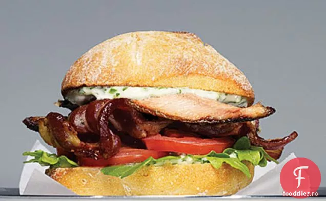 Sardine BLTs cu ierburi și lămâie