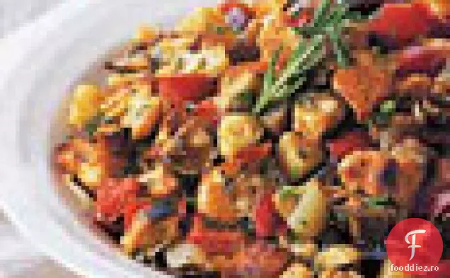 Legume prăjite și umplutură de castane