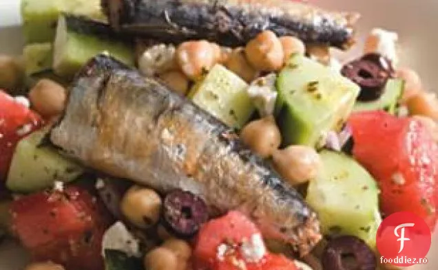 Salată Grecească Cu Sardine