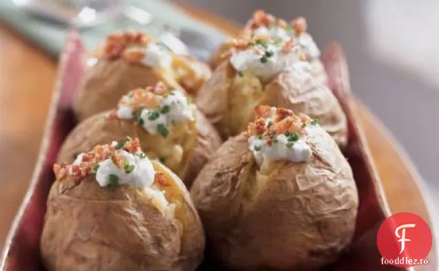 Cartofi Yukon Gold cu Gorgonzola și Pancetta