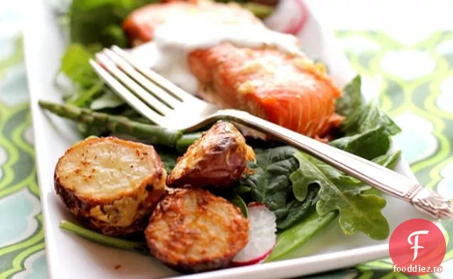 Somon La Cuptor Cu Șalotă De Lămâie