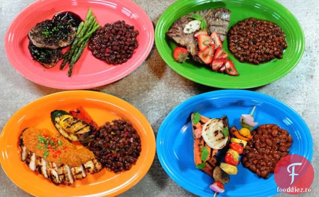 Portocaliu-somon chipotle cu ceapă la grătar și coriandru