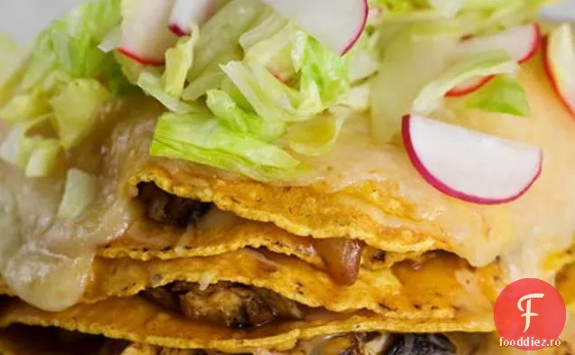Enchiladas De Pui Stivuite