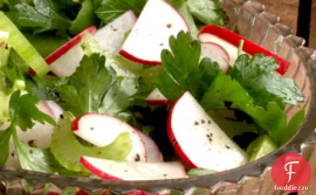 Salată De Ridiche Și Pătrunjel Cu Lămâie