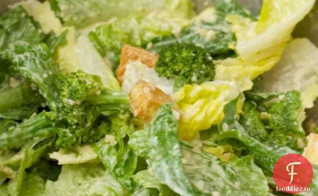 Caesar Wrap Cu Crutoane De Tofu Și Broccoli