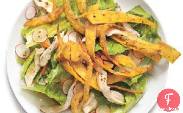 Salată De Pui Cu Tortilla Crocantă
