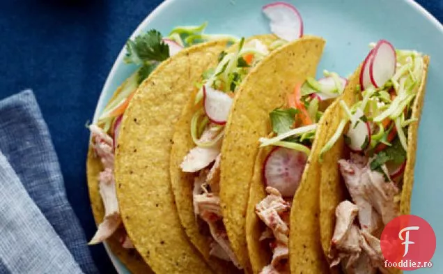 Tacos De Pui Adobo-Lime