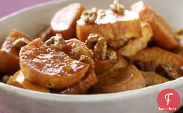 Cartofi dulci cu unt-pecan