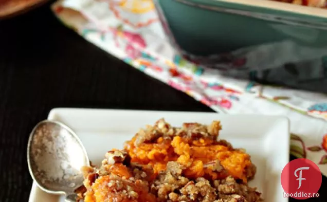 Caserola de cartofi dulci cu Topping de Streusel